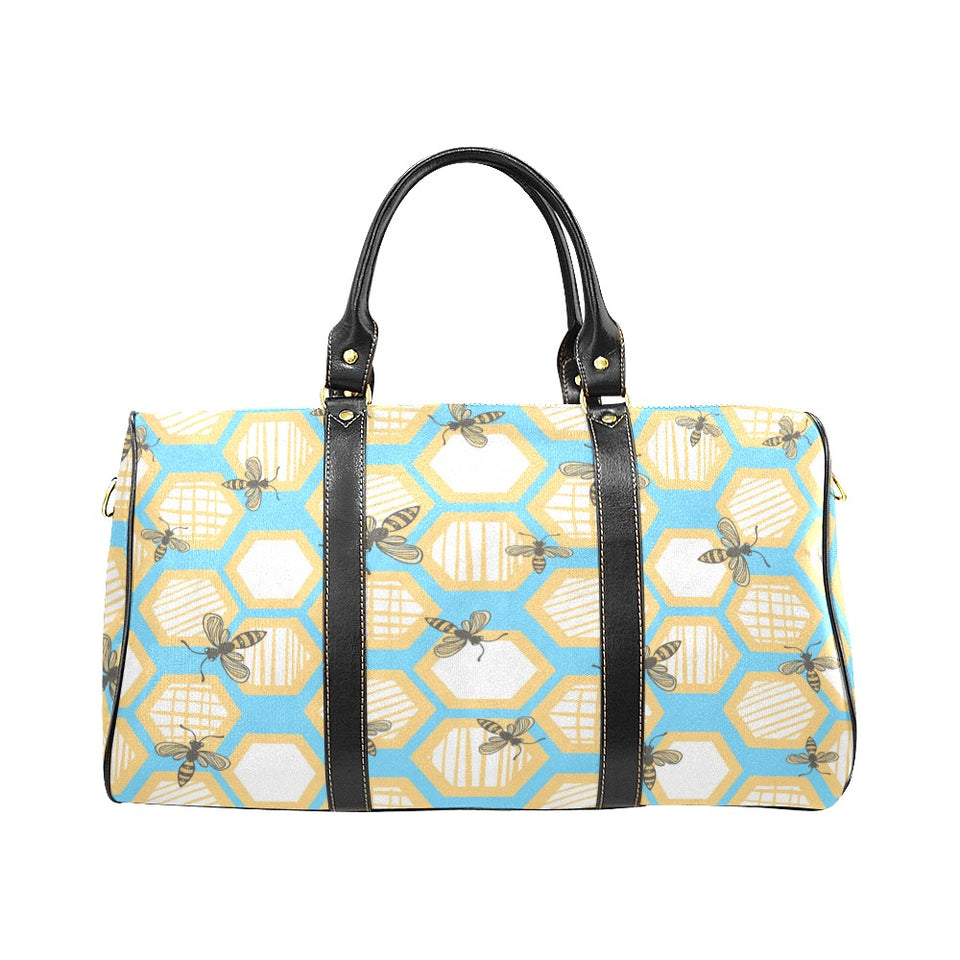 Bee honeycomb pattern Travel Bag