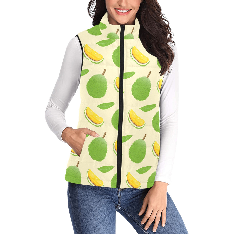 Durian pattern Women's Padded Vest