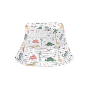 Cute cartoon dinosaurs tree pattern Unisex Bucket Hat