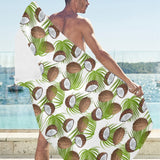 Coconut Pattern Print Design 04 Beach Towel