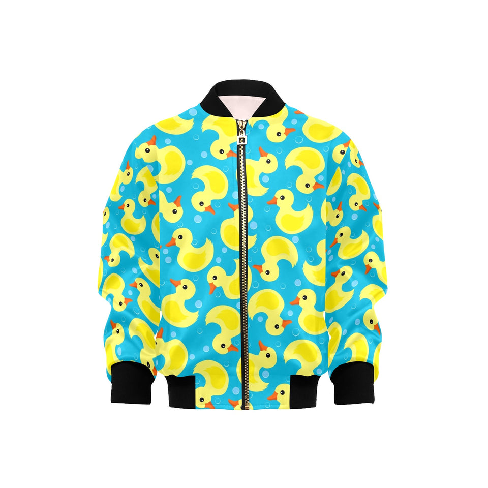 Duck Pattern Print Design 04 Kids' Boys' Girls' Bomber Jacket