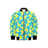 Duck Pattern Print Design 04 Kids' Boys' Girls' Bomber Jacket