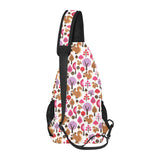Squirrel Pattern Print Design 02 All Over Print Chest Bag