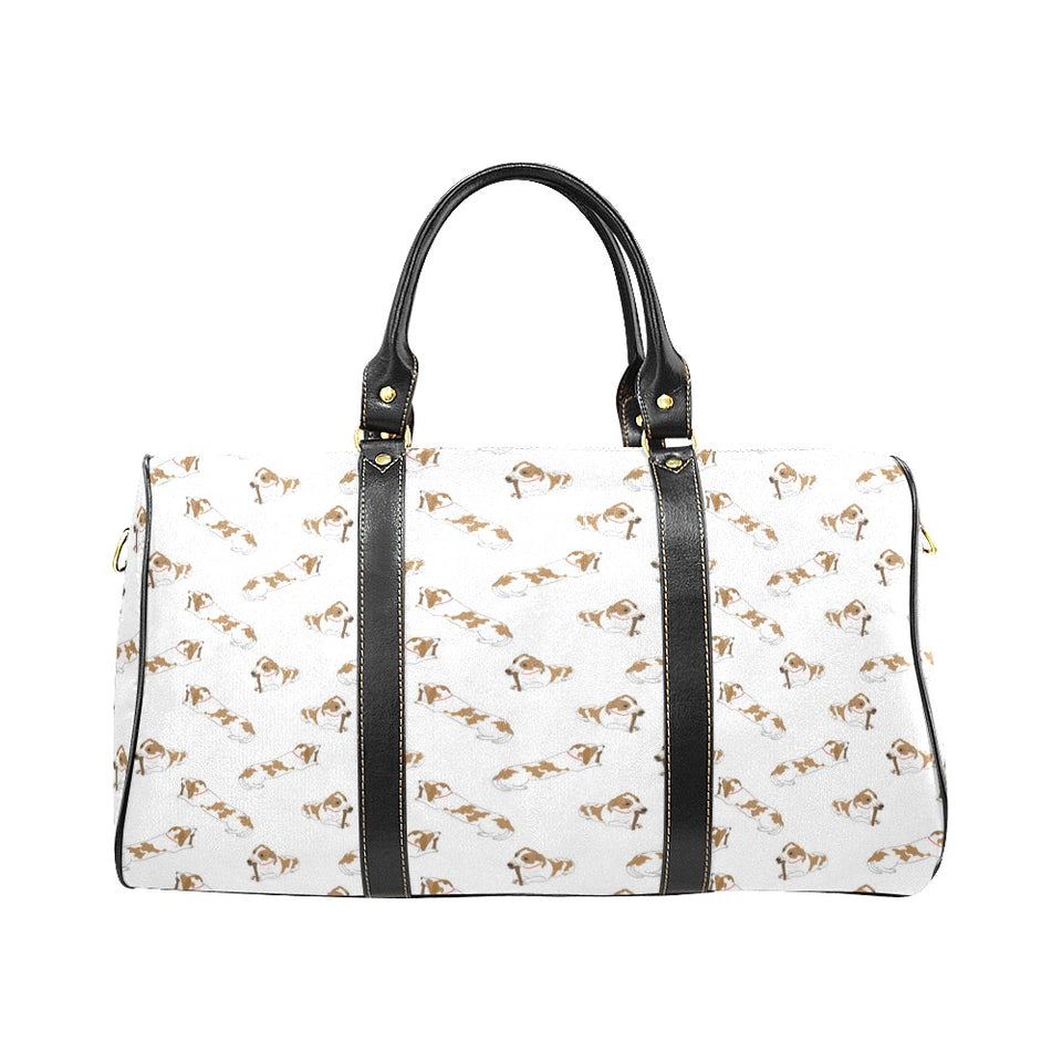 Jack Russel Pattern Print Design 04 Travel Bag