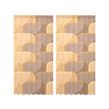 Bread Toast Pattern Print Design 04 Gauze Curtain