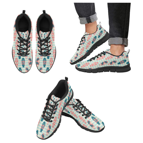 Surfboard Pattern Print Design 02 Men's Breathable Sneakers ( Model 055)