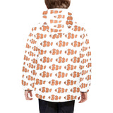 Clown Fish Pattern Print Design 05 Kids' Boys' Girls' Padded Hooded Jacket