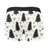 Christmas tree holly snow star pattern Men's All Over Print Boxer Briefs Men's Underwear
