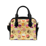 cake cupcake heart cherry pattern Shoulder Handbag