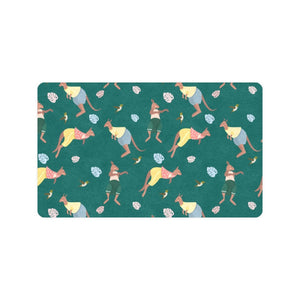 Kangaroo leaves pattern Doormat