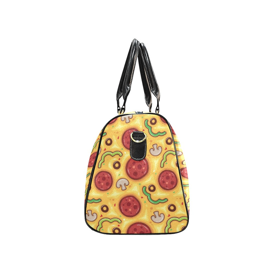 Pizza texture pattern Travel Bag