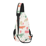 Cute whale pattern All Over Print Chest Bag