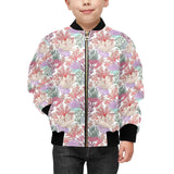 Coral Reef Pattern Print Design 03 Kids' Boys' Girls' Bomber Jacket
