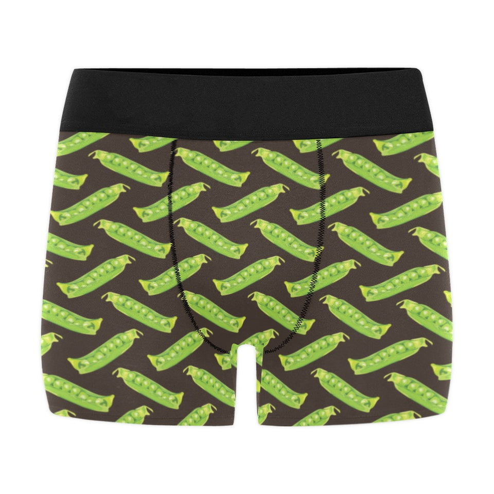 Green Peas Pattern Print Design 05 Men's All Over Print Boxer Briefs Men's Underwear