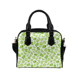 Lime design pattern Shoulder Handbag