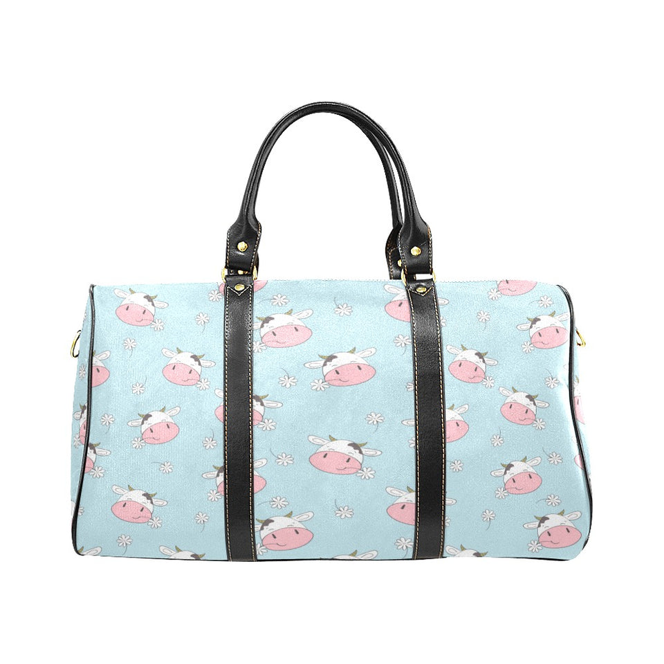Cute cow flower pattern Travel Bag