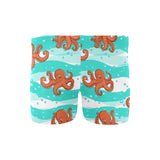 Octopuses sea wave background Men's Swimming Trunks