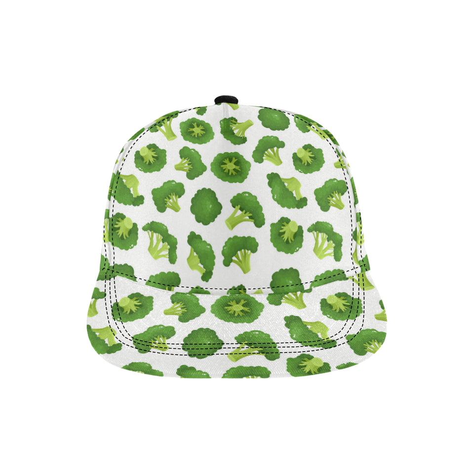 Cute broccoli pattern All Over Print Snapback Cap