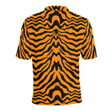Bengal tigers skin print pattern Men's All Over Print Polo Shirt