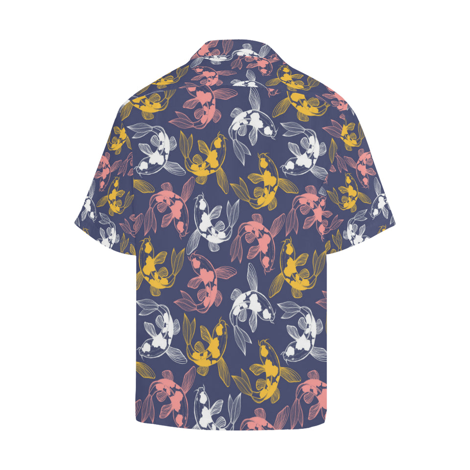 Koi Fish Carp Fish pattern Men's All Over Print Hawaiian Shirt