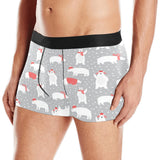 Cute polar bear christmas snow pattern Men's All Over Print Boxer Briefs Men's Underwear