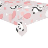 Cute panda ballon heart pattern Tablecloth