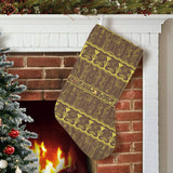 Egypt Hieroglyphics Pattern Print Design 03 Christmas Stocking