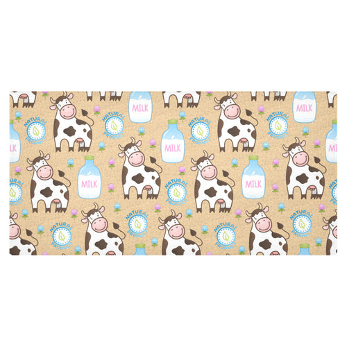 Cow bottle of milk pattern Tablecloth