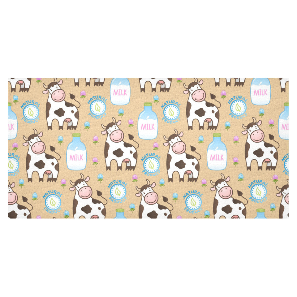 Cow bottle of milk pattern Tablecloth