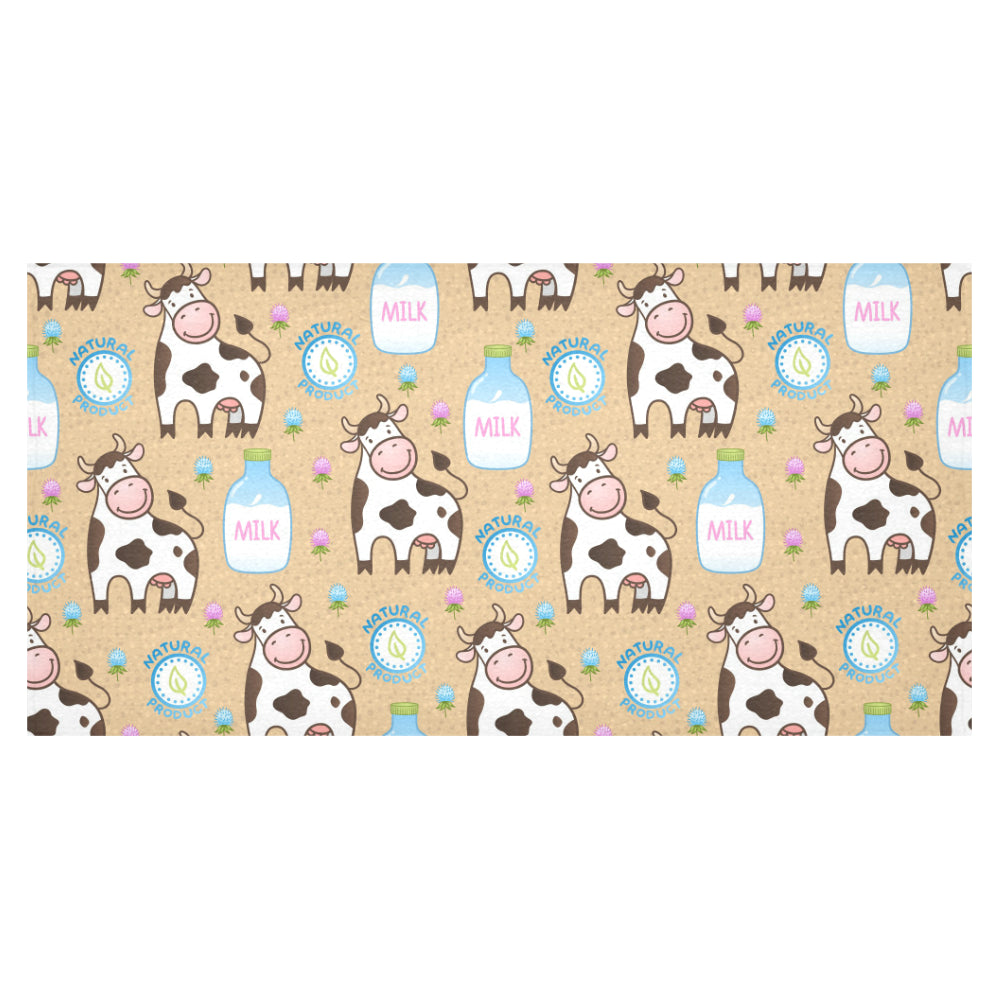 Cow bottle of milk pattern Tablecloth