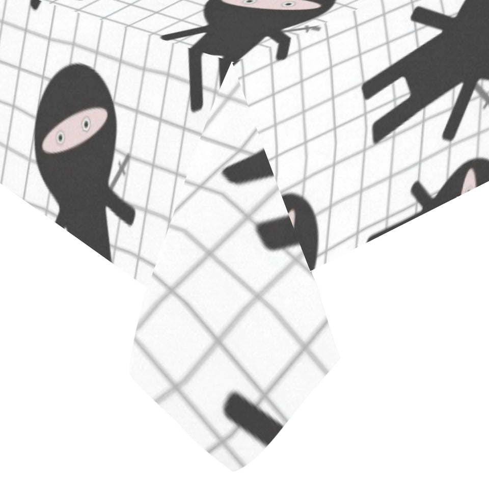 Ninja pattern plaid background Tablecloth
