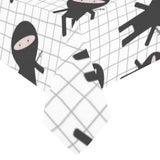Ninja pattern plaid background Tablecloth