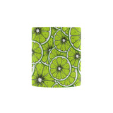 Slices of Lime design pattern Morphing Mug Heat Changing Mug