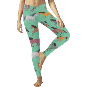Colorful horses pattern Women's Legging Fulfilled In US