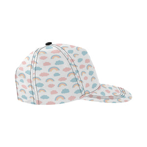 Cute rainbow clound pattern All Over Print Snapback Cap