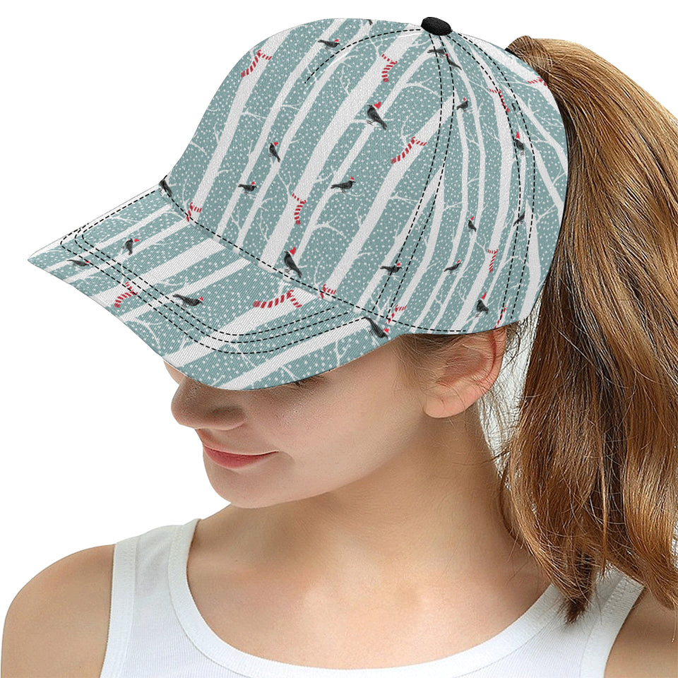 Crows christmas hat scarf All Over Print Snapback Cap