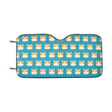 Guinea Pig Pattern Print Design 03 Car Sun Shade