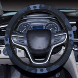 Blue Theme guitar pattern Car Steering Wheel Cover