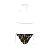 saxophone design pattern Sexy Bikinis Two-Piece Swimsuits