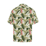 heliconia pattern Men's All Over Print Hawaiian Shirt