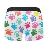 Dog Paws Pattern Print Design 01 Men's All Over Print Boxer Briefs Men's Underwear