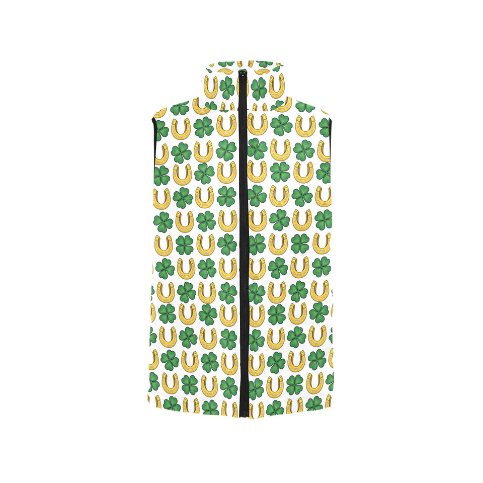 Horseshoes Pattern Print Design 04 Women's Padded Vest