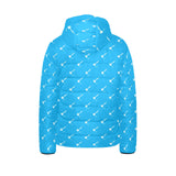 Darts Pattern Print Design 05 Kids' Boys' Girls' Padded Hooded Jacket