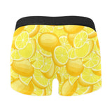 lemon pattern Men's All Over Print Boxer Briefs Men's Underwear
