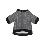 Engine Piston Black Background Pattern Design 02 All Over Print Pet Dog Round Neck Fuzzy Shirt