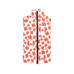 Canada Pattern Print Design 02 Men's Padded Vest