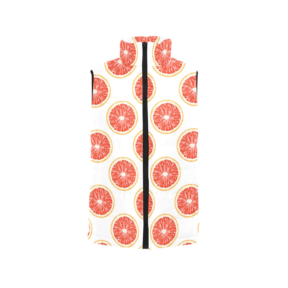 Grapefruit pattern Women's Padded Vest