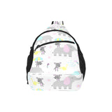 Cute elephant mouse pattern All Over Print Chest Bag