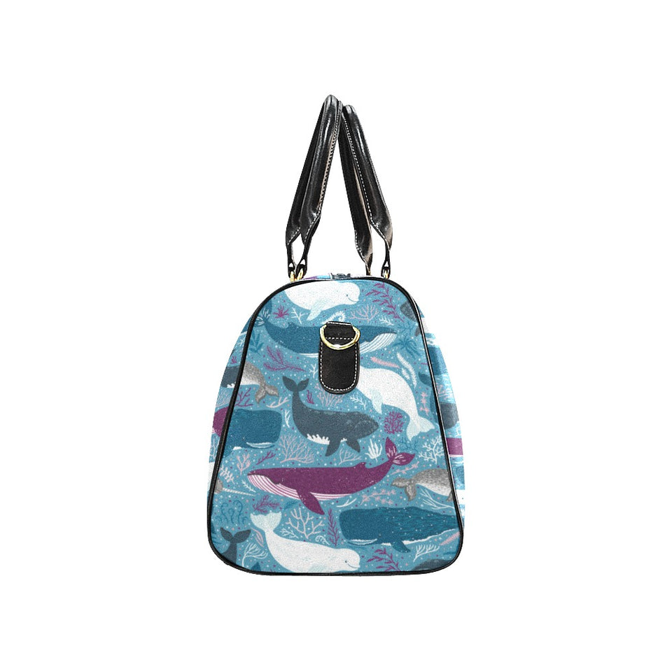 Whale design pattern Travel Bag