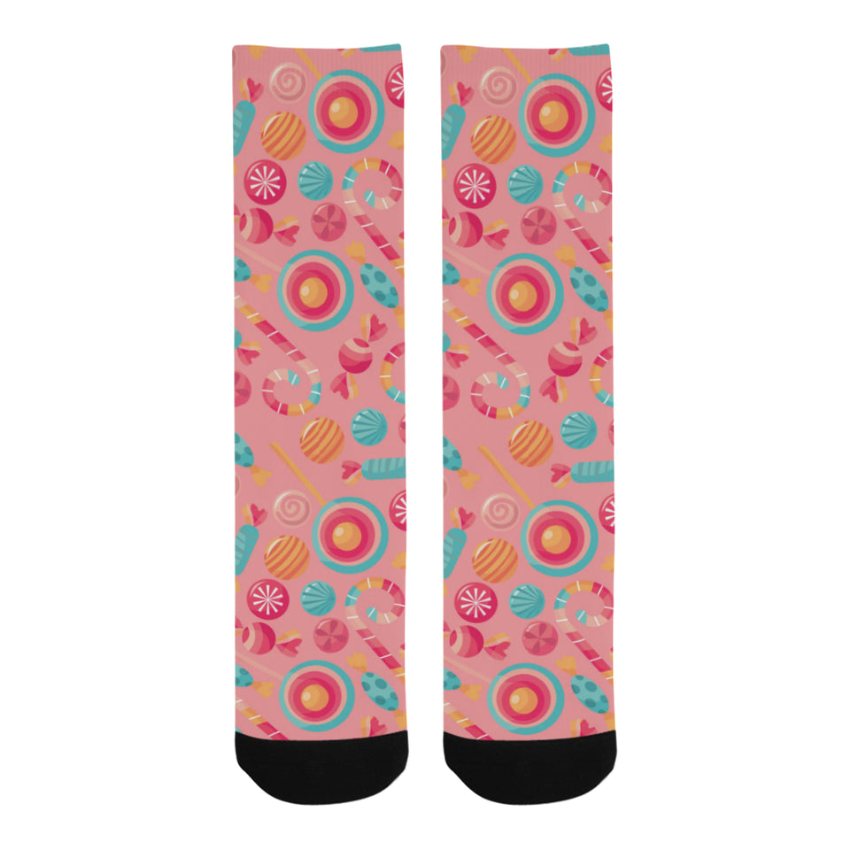 Colorful candy pattern Crew Socks